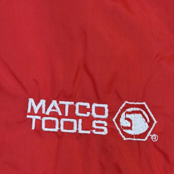 Vintage 90s Matco-Tools Jacket L/XL 21x25 Red - Picture 4 of 12